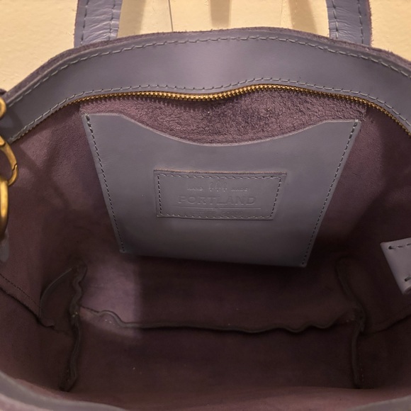 Portland Leather Goods Medium Crossbody Tote in Jacaranda - Picture 5 of 6